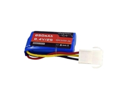 Batería Lifepo4 De 6,4 V 2s 650 Mah 15c Para Coches, Barcos Y Vehículos Rc De Alta Velocidad. Conector Hembra El4.5-3p.