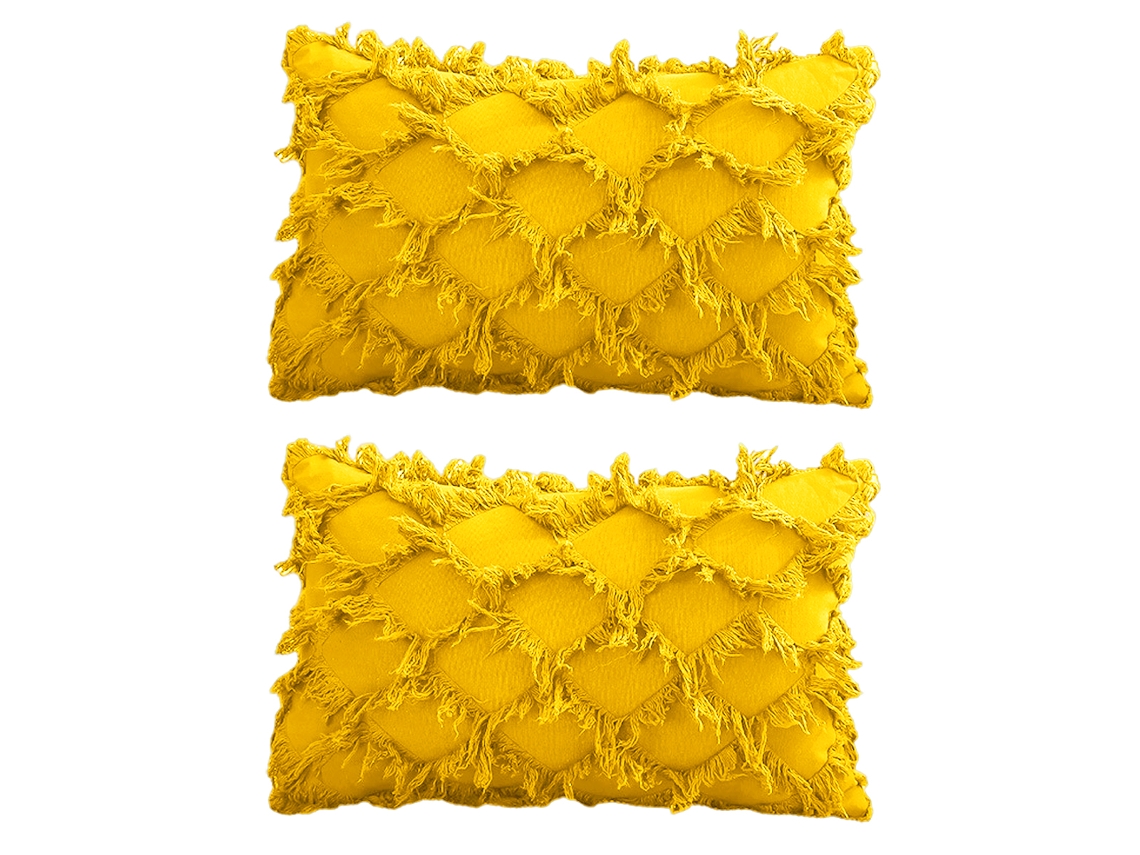 Juego De 2 Fundas De Almohada Modernas, Cierre Invisible, 30 X 50 Cm
