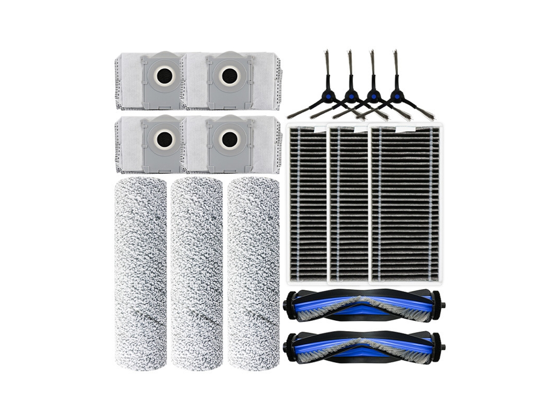 Kit Repuesto Adaptable Para Ecovacs X8 Pro, Alto Rendimiento, 15 Accesorios Multiuso Para Limpieza Profunda En Espacios Hogareños