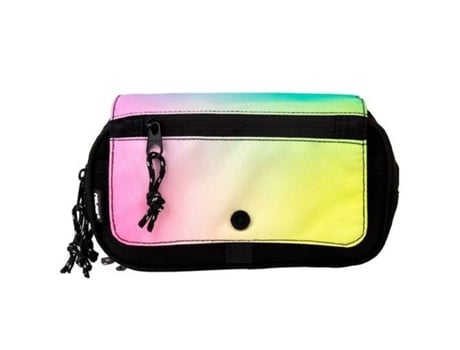 Estuche Escolar MILAN Sunset Negro 13x24x10 cm