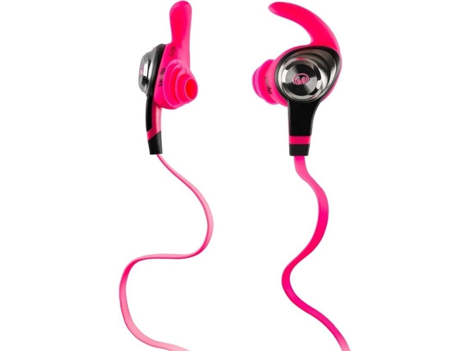 Auriculares con Cable MONSTER Isport Intensity (In Ear - Micrófono - Rosa)