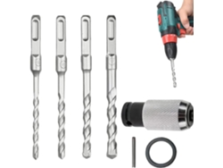 Martillo Metal Compatibilidad Brocas, Adaptador De Conversión