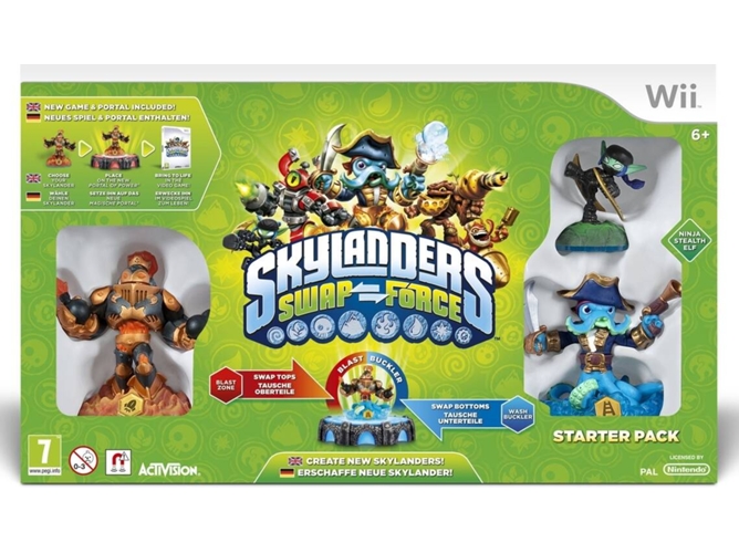 Juego Nintendo Wii Skylanders: Swap Force