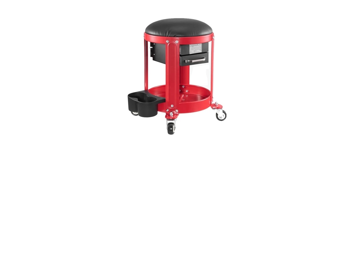 Taburete mecánico con asiento tapizado y capacidad de 300 lb, Xf8307 OEM
