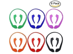 Paquete de 6 tiras antideslizantes de silicona para gafas, pares de clips para orejas, monturas deportivas para niños y adultos GOKOCO
