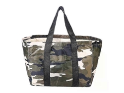 Bolsa térmica plegable de gran capacidad con bolsa de hielo, portátil, de papel de aluminio, para picnics y compras. GOKOCO