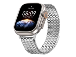 Correa magnética plateada XIAOMOYU para Apple Watch (46/49/45/44 mm)