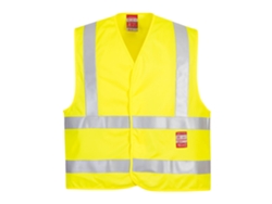 Chaleco ignífugo de alta visibilidad Portwest Fr75 / Naranja / S/M