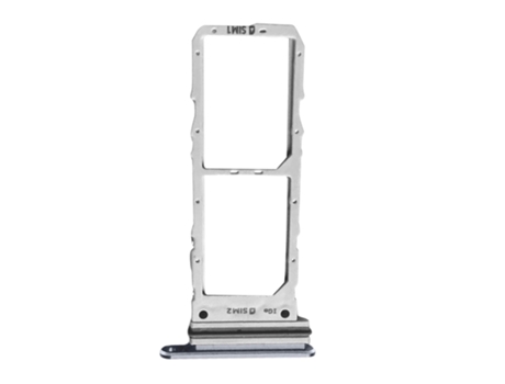 Bandeja Tarjeta SIM de Repuesto para Samsung Galaxy Note 10 plata CLAPPIO