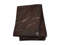 Lona De Protección Marrón | Lona Cubierta Impermeable |  Polietileno Reforzado | Varias Medidas 4x6 M.