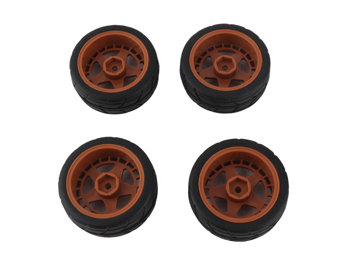 Neumáticos Para Coches Teledirigidos Todoterreno De 66*46*26 Mm (4 Unidades) Para Tamiya Tt02 Xv01 Hsp 94123 Hpi Kyosho Wltoys 1/10