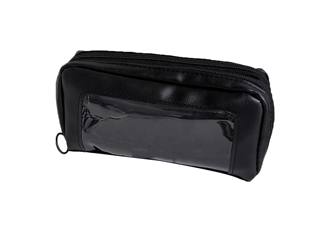 Estuche De Lápices Transparente De Gran Capacidad Con Estampado Cartoon Material Impermeable