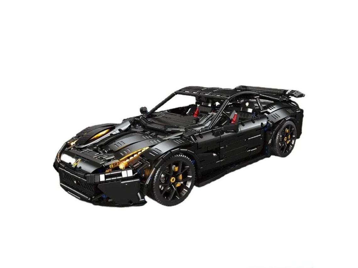 Carro De Corrida Preto Jie Star F12 Super Sport 91102