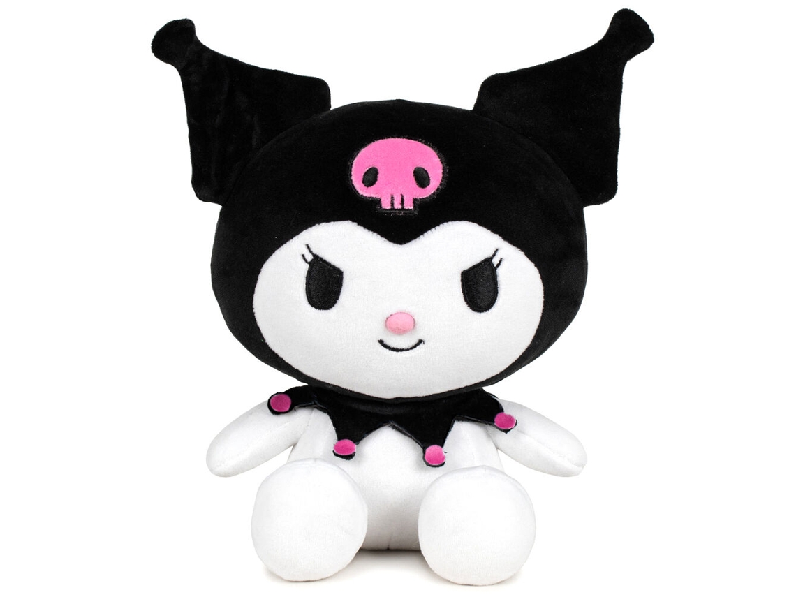 Peluche negro de Hello Kitty Kuromi de 22 cm para jugar