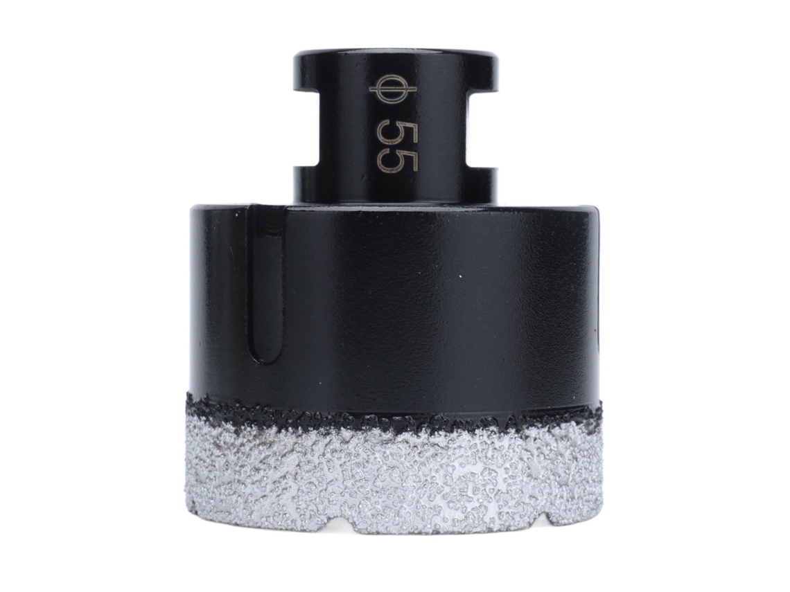 Broca De Diamante De 55 Mm Para Taladrar Mármol, Granito Y Baldosas Cerámicas - Apertura Rápida Y Duradera