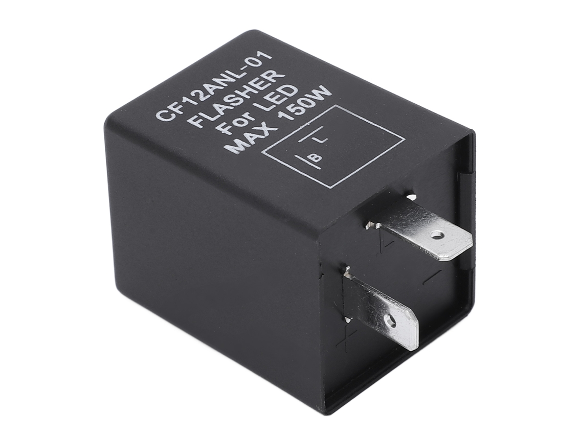 Relé Intermitente De 2 Pines, 10 A, 0,1 W-150 W, Alta Potencia Para Automóviles, Motocicletas Y Vehículos Eléctricos De 12 V.
