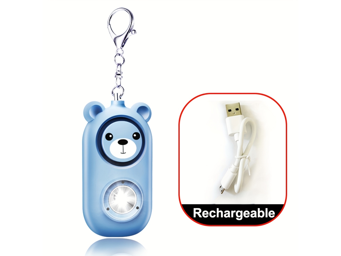 Usb - Una Alarma Personal Equipada Con Una Potente Sirena De 130 Db, Funciones De Seguridad, Linterna Led Y Puerto De Carga Usb Para Emergen