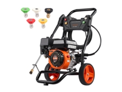 Hidrolavadora vertical a gas Succebuy de 3400 psi y 2,6 gpm con 5 boquillas