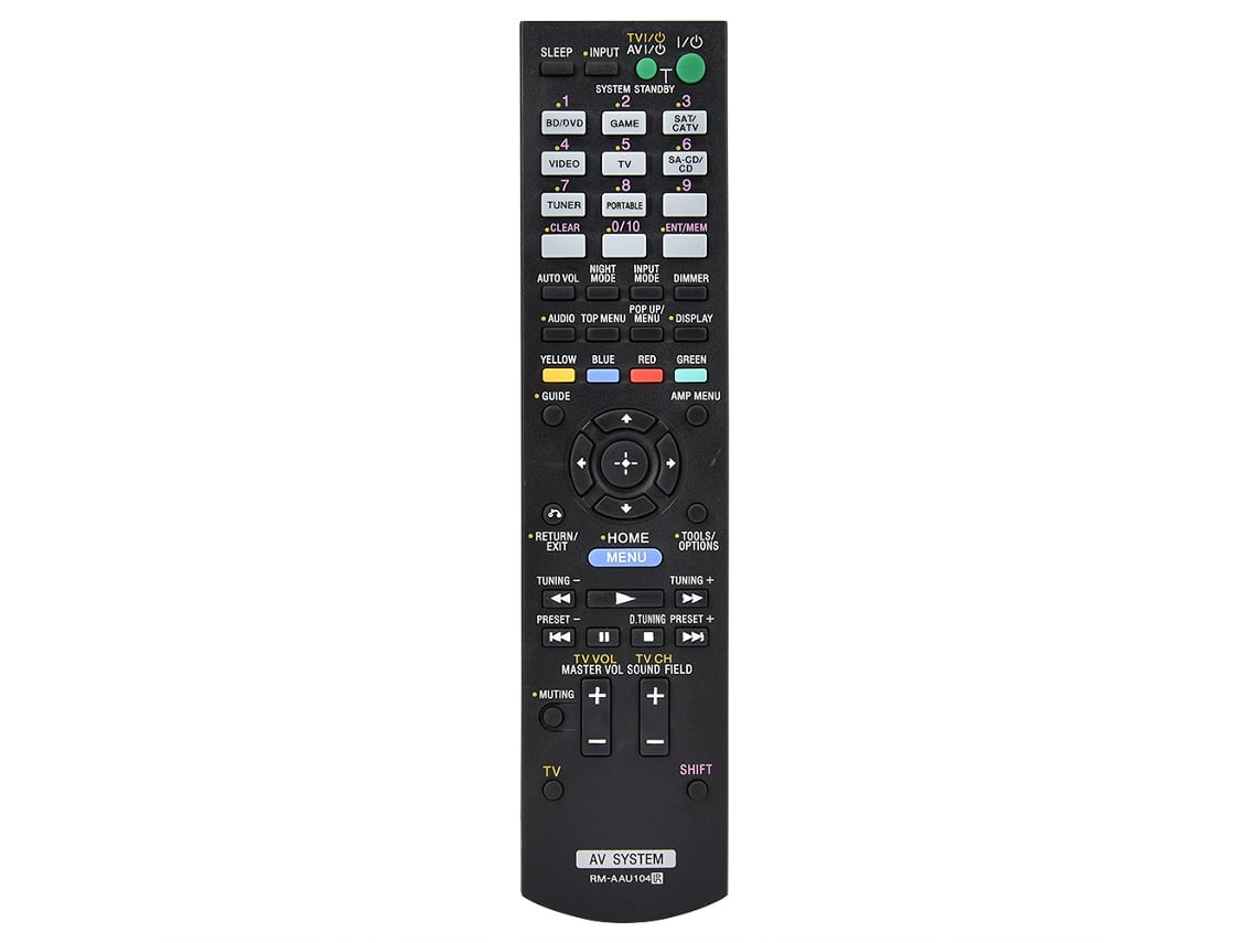 Mando A Distancia De Repuesto Para Sony Rm-aau104 Para Diferentes Aplicações E Usos Para Diferentes Aplicações E Usos