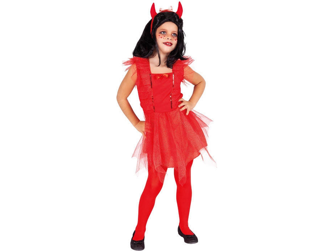 Disfraz de Niña RUBIE'S diablo (Tam: 3-4 años)