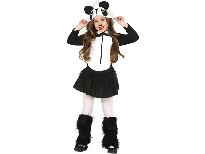 Disfraz de Niña DISFRAZZES Osa Panda Coqueta (Talla: 7 a 9 años)