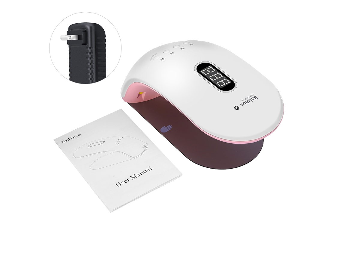 Lámpara Secadora De Uñas Uvled Con Sensor Inteligente Y Herramientas Para Decoración De Uñas