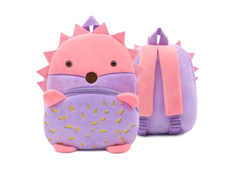 Mochila animal de dibujos animados niños mochila kindergarten mochila de felpa Erizo animal
