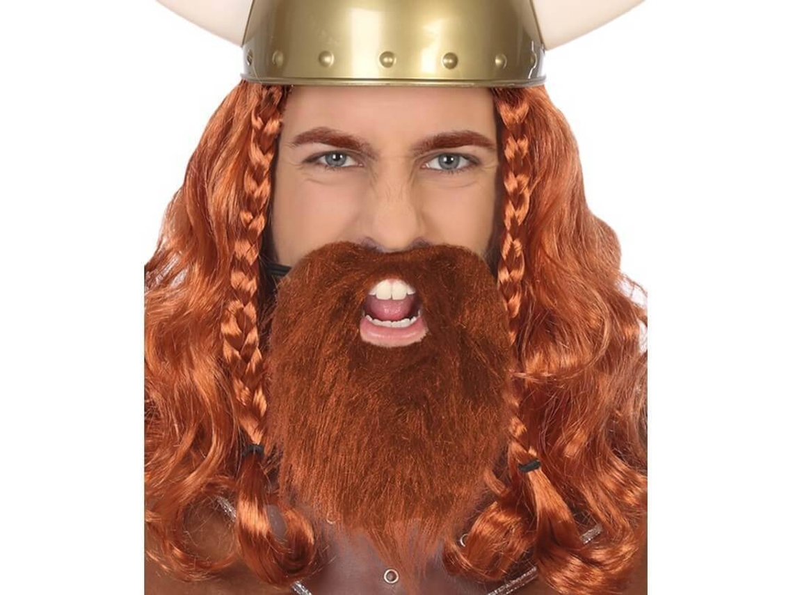 Barba DISFRAZZES Vikingo Marrón