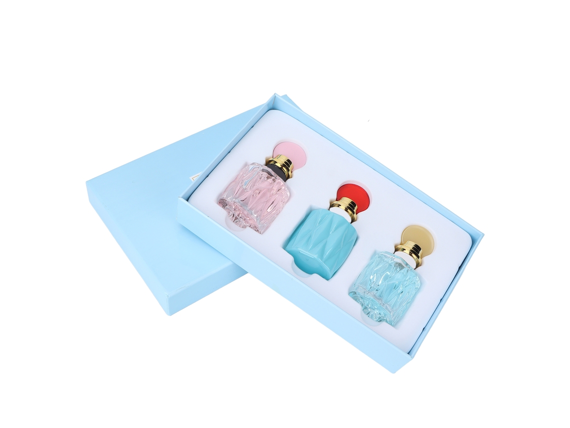 Kit De Perfumes Florais Para Mulher 3pcs X 30ml Longa Duração Fácil De Transportar Presente Elegante