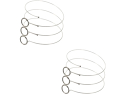 Lote De 6 Supports De Reloj Con Anillo En Acero Y Oculaire