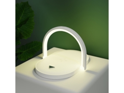 Cargador inalámbrico de carga rápida de 15 W, soporte para teléfono móvil con luz, soporte para teléfono móvil con luz nocturna 3 en 1 creativo, adecuado