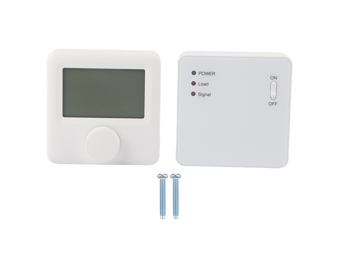 Termostato Digital Inalámbrico Rf Con Pantalla Lcd Para Control De Temperatura De Caldera Mural.