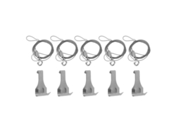 Kit De Alambre Ajustable Para Colgar Cuadros Con Gancho De Acero Inoxidable, Resistente, 5 Piezas.