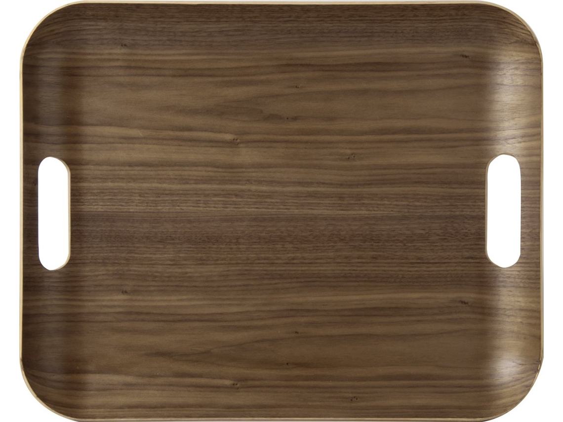 Bandeja rectangular de madera IHR