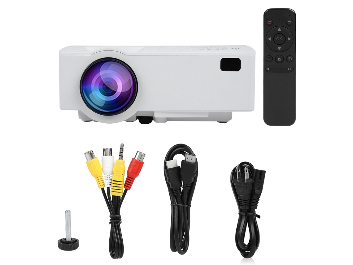 Proyector Wifi De Espejo Inalámbrico Proyector De Video 1080p Con Corrección De Keystone Óptica