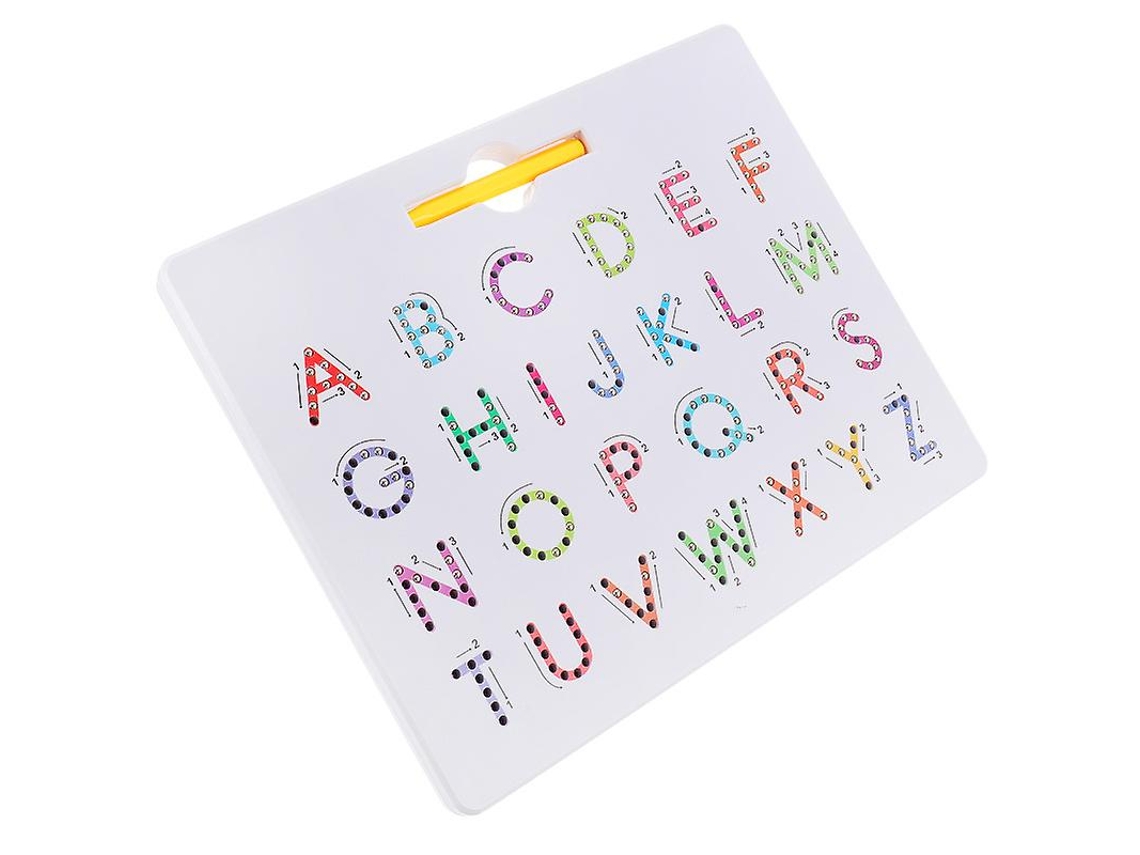 1 Tablero Magnético De Rastreo De Letras Del Alfabeto.