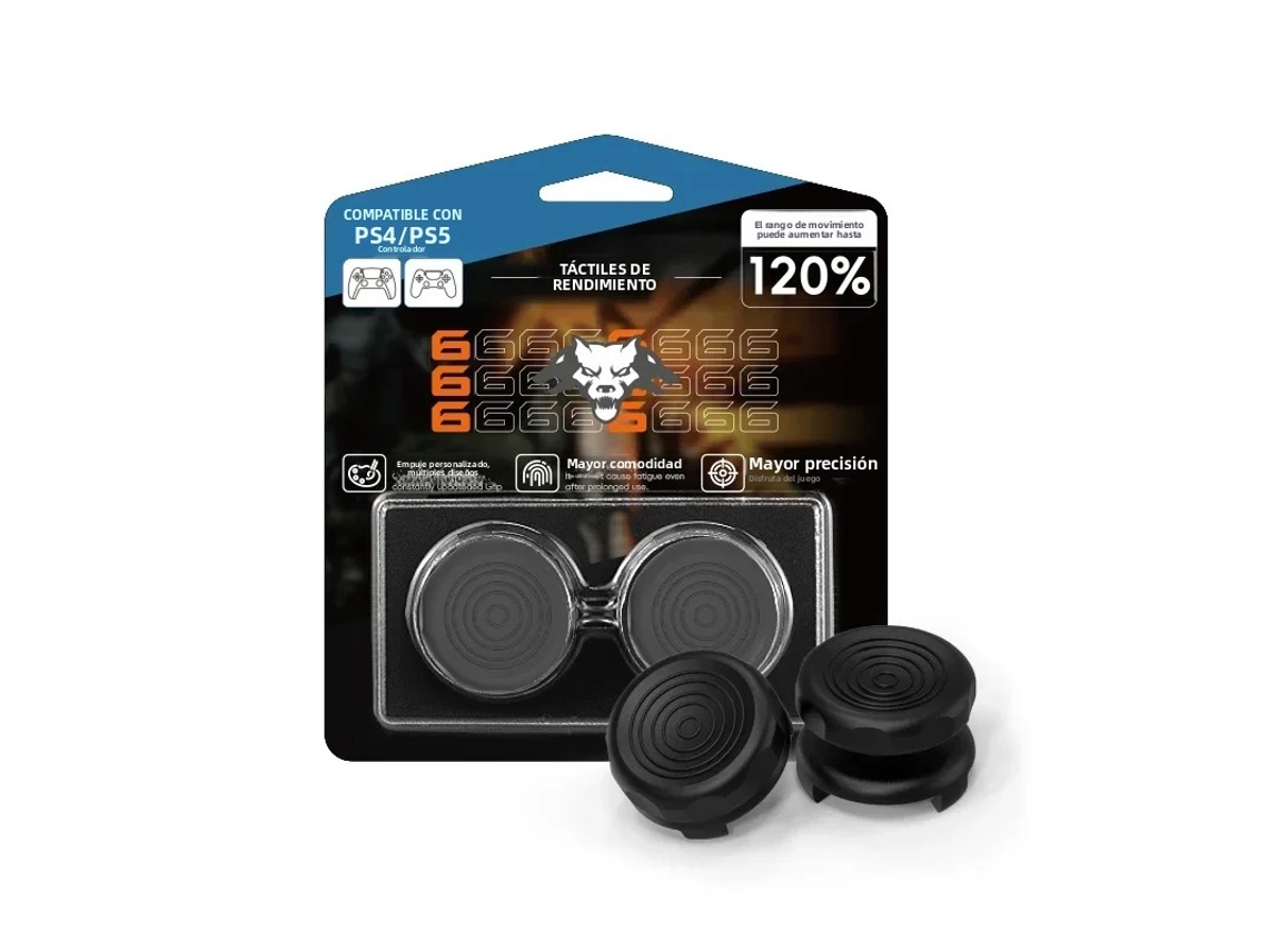 Fundas de joystick de alto rendimiento para PS4/PS5, dos alturas antideslizantes para un mejor control, MDUG (paquete de 2)