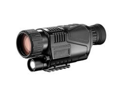 Monocular de visión nocturna de 32 GB, 5x40 IR LCD 1.5, recargable, para vigilancia y seguridad, color negro Bestvite