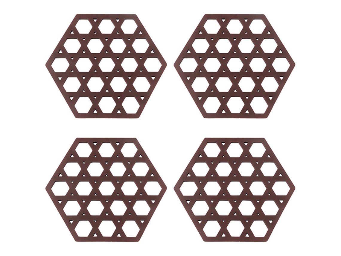 MEOIRUERY 4 Almohadillas para Cuencos Resistentes al Calor, Gruesas, Antideslizantes, de Silicona para Uso Doméstico