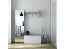 Perchero DMORA Marrón (Melamina - 29x90x34 cm)
