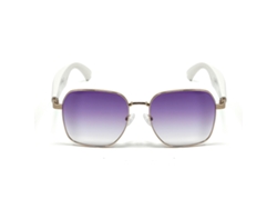 Gafas inteligentes Chrui Gy200 con protección UV y traducción automática de diálogos con IA en más de 100 idiomas (moradas)