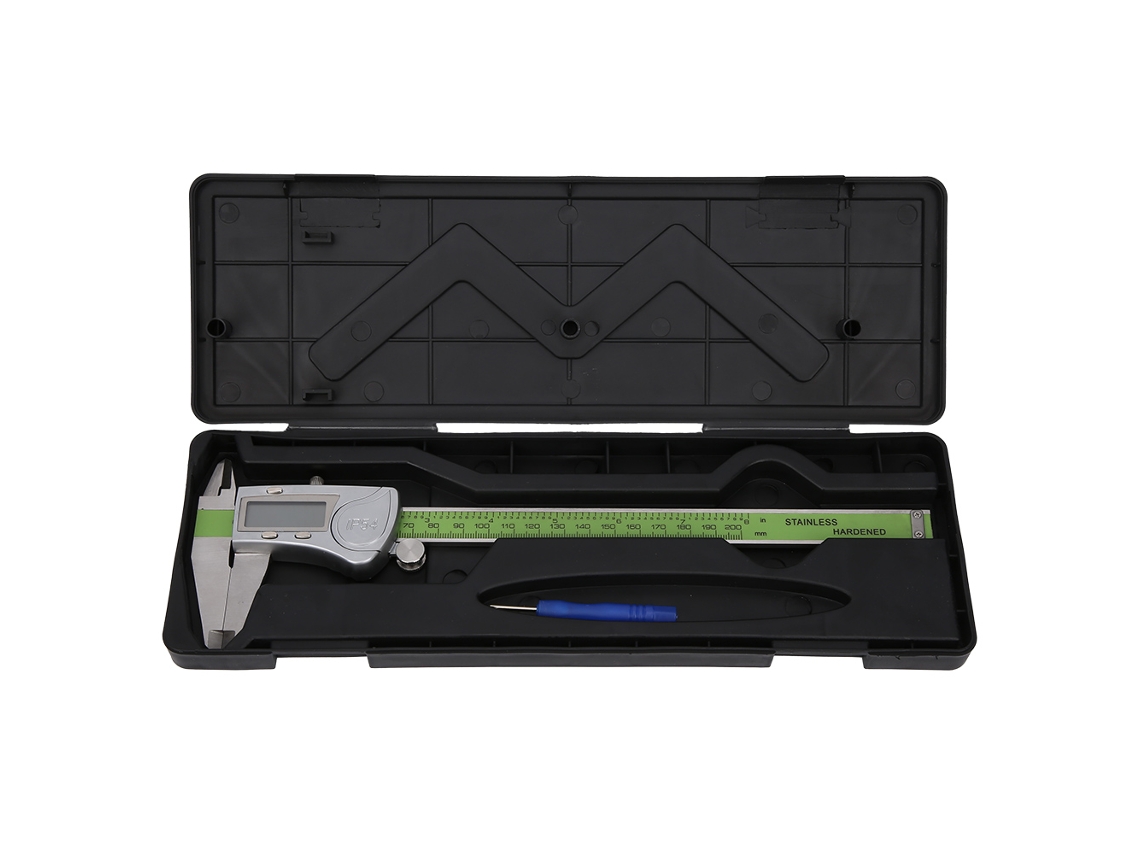Calibrador Digital Vernier De Acero Inoxidable Ip54, Herramienta De Medición De 200 Mm