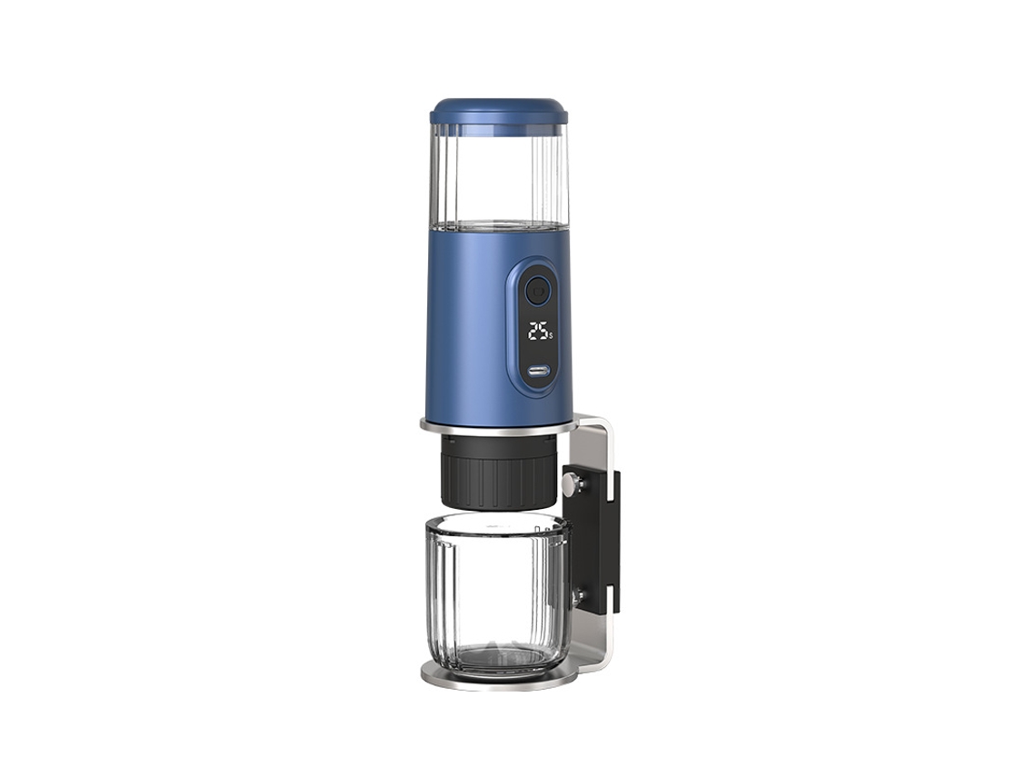 Cafetera expreso eléctrica portátil Eifson, 19 bares de presión, para café molido y cápsulas Nespresso (azul)