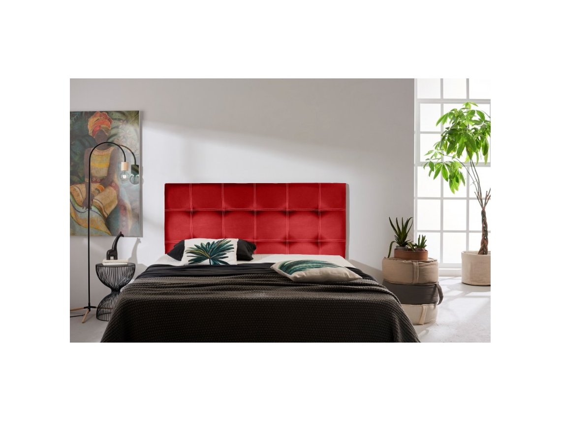CABECERO IRIS POLIPIEL ROJO 100