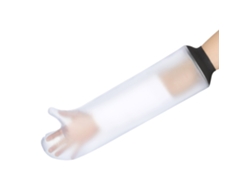 Protetor Impermeável Para Chuveiro Sem Alças (para Adultos, Braços Curtos De 57 Cm)