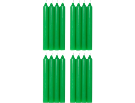 COM-FORT HOUSE- Vela de mesa Verda - Pack velas - Velas Decorativas Sin Perfume - Velas para tu Hogar COM-FORT HOUSE