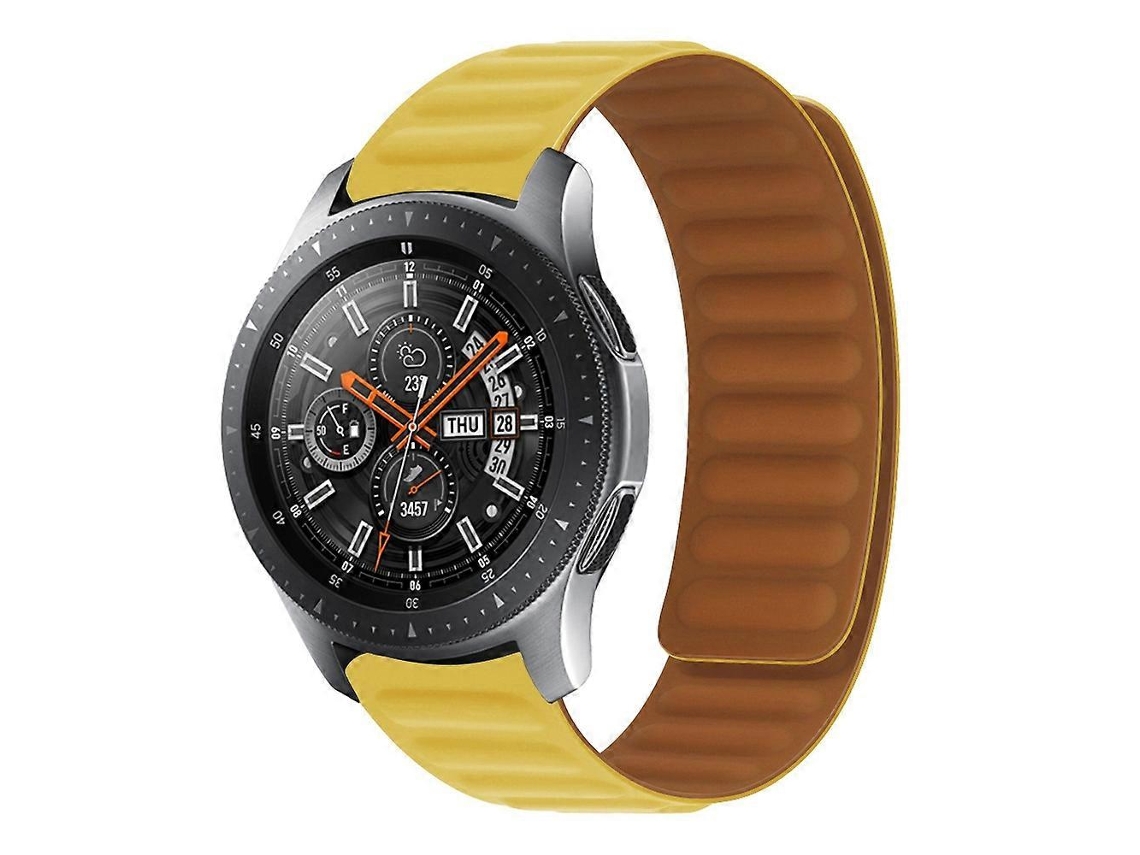 Correa magnética de silicona para Huawei Watch GT 3 de 46 mm (roja)
