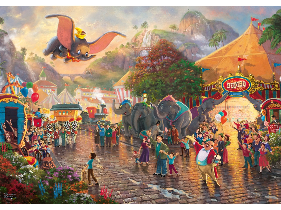 Rompecabezas de 1000 piezas de Dumbo de Schmidt Disney
