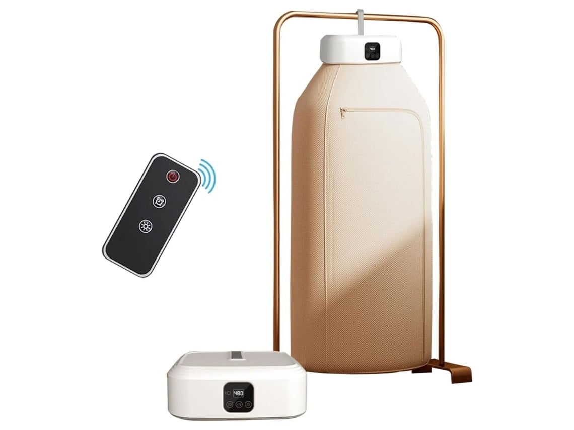 Secador Eléctrico Portátil Mini De 1200 W Con Luz Uv Y 2 Ajustes De Temperatura Para Apartamentos Y Viajes.