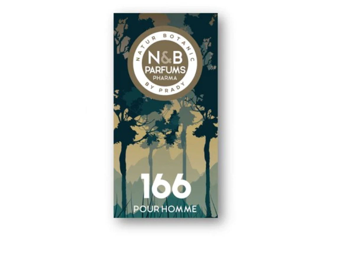 Perfume Roll-on para hombre N.° 185, notas marinas y laurel, 12 ml, Natur Botanic de Prady